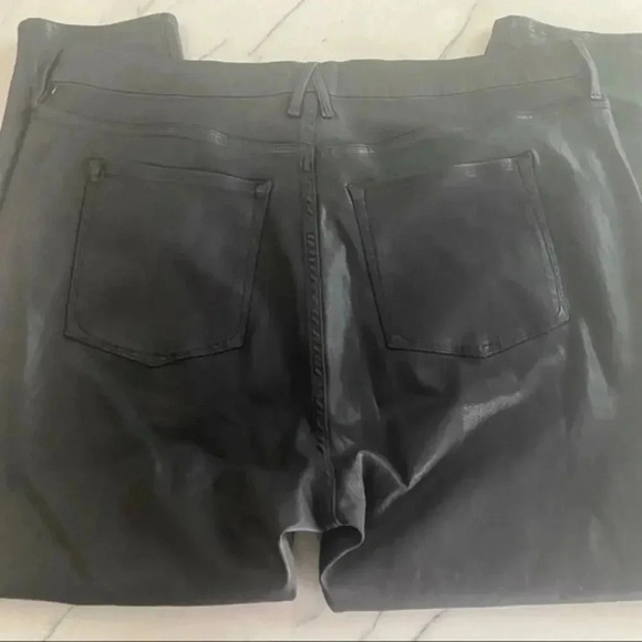 Good American Good Legs Black Waxed Jeans B141 - Picture 8 of 8